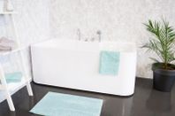 Badkar med blandare i snygg design