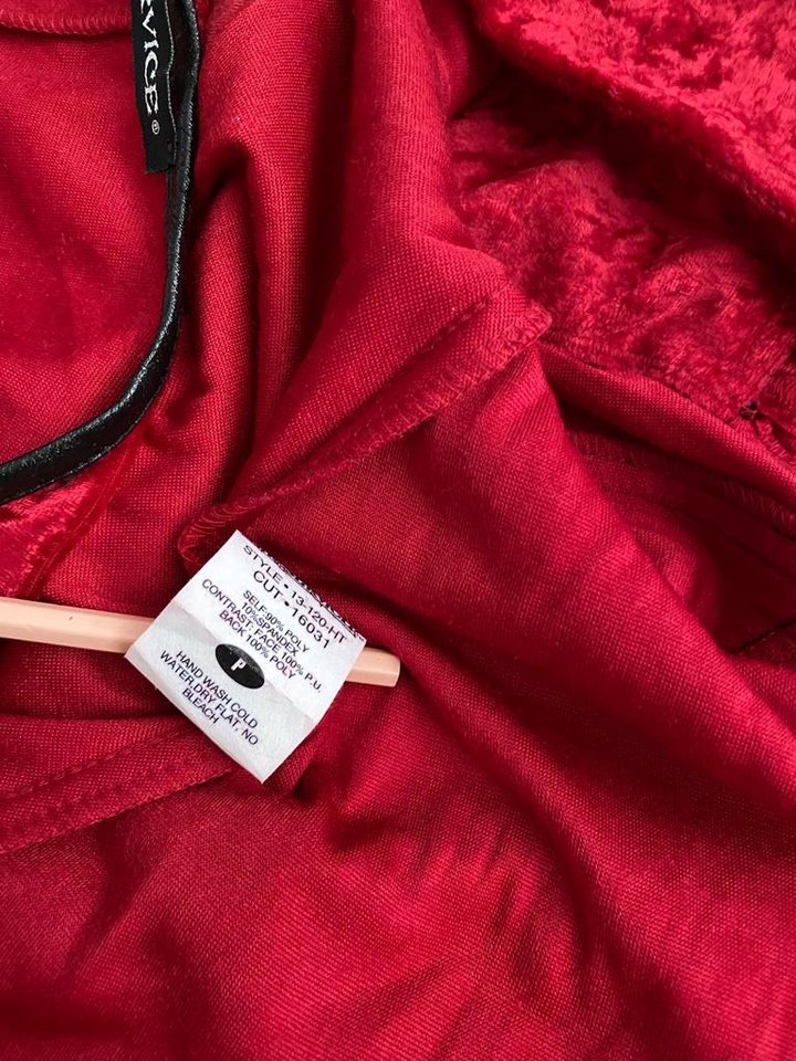 Sammets tunik klänning