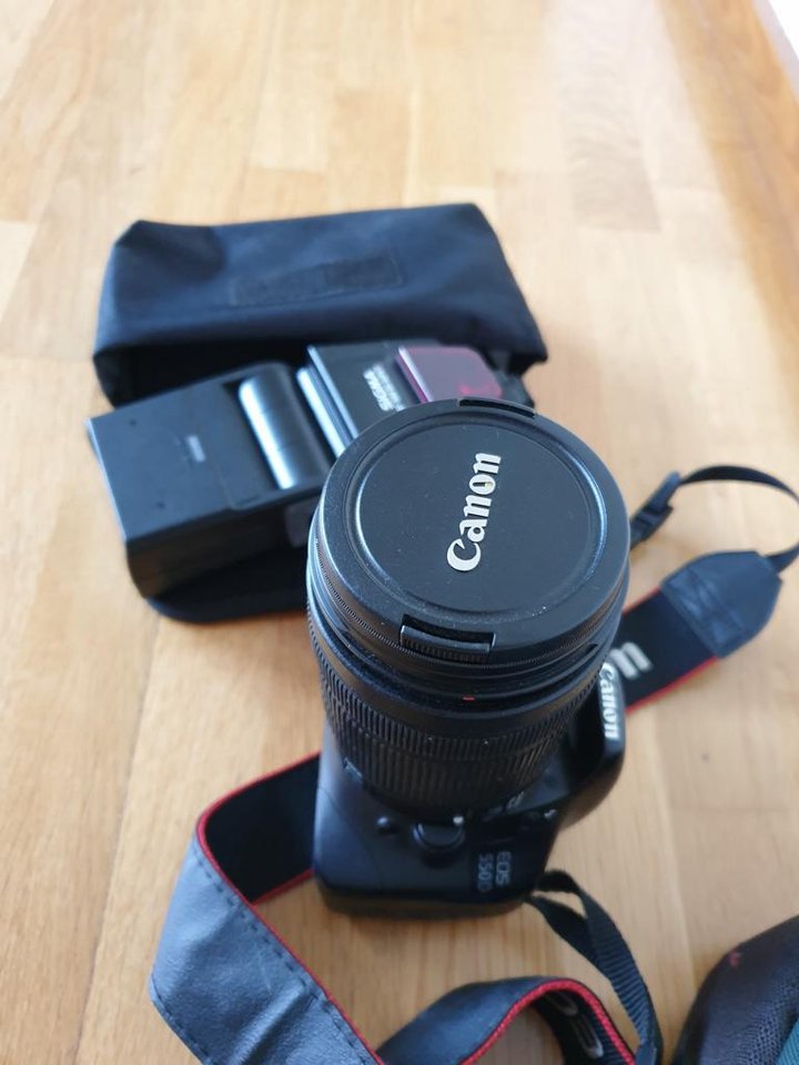 Canon 550d med 18-135 obj.