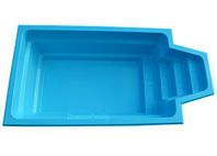 Glasfiberpool Pooler Polyester Pool tak 5,50m