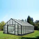 Växthus 36,8m² Premium - Hög nockhöjd - REA
