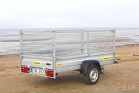 WT Trailer ,obromsade EU släp, gallergrindar