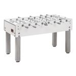 Foosballbord Pure White Genomgående Stänger