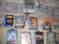 Spel m.m till nes,snes,64, sega o mycke annat