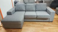 Rimini 3 sits med divan Rocco grå 3995:- Ny