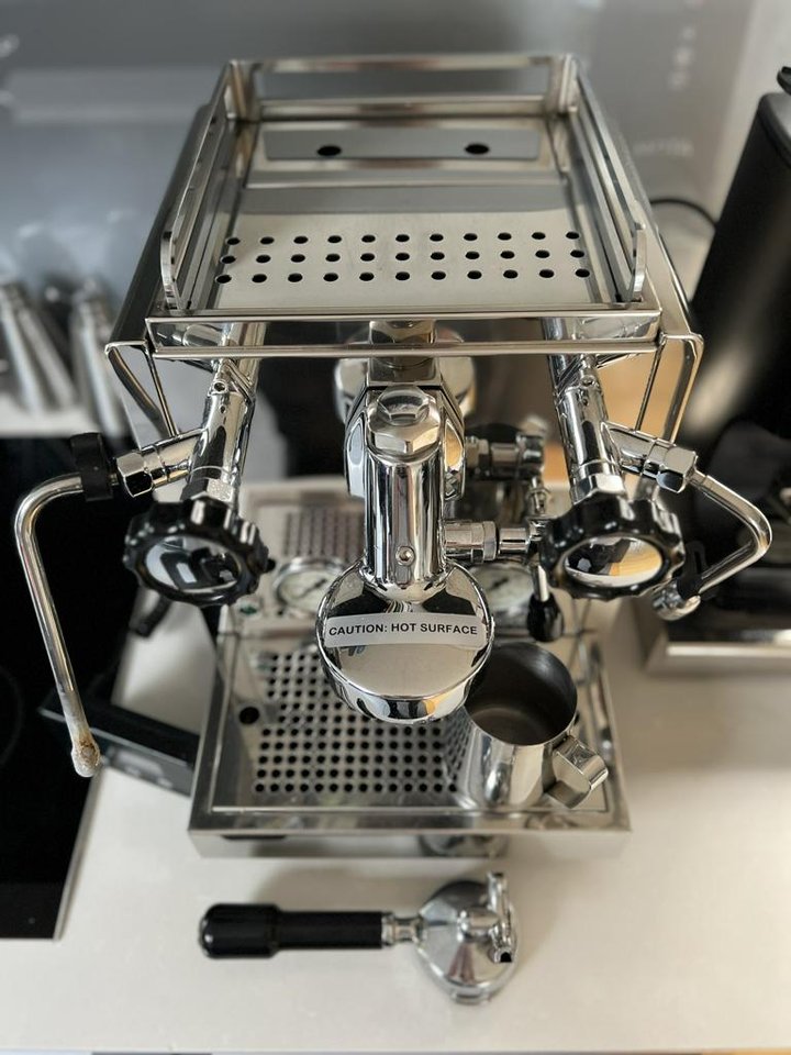 Rocket espresso R58 med kaffe...
