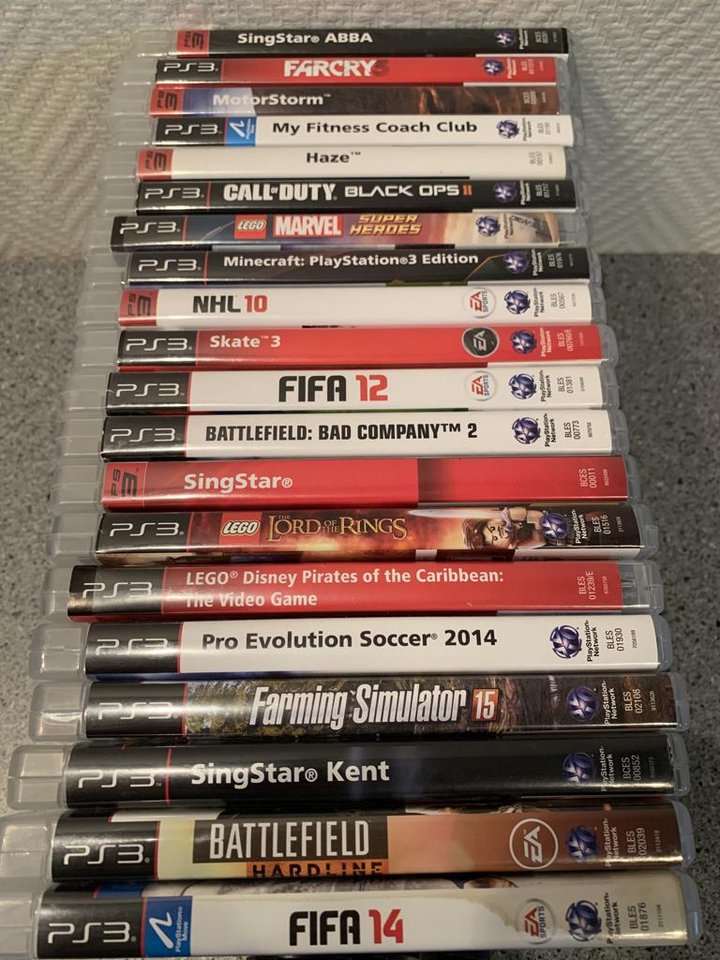 PS3 med 20 spel