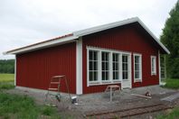 Nytillverkad stomme till fritidshus 60 kvadra