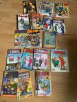 Gammal serietidnings-samling