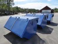 Täckta BM Containers med lock Stora BM Fästet