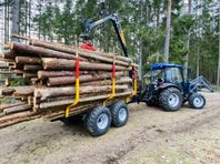 Country 5ton 7ton Timmervagnar för Traktor