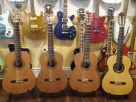 Exklusiva nylonsträngade gitarrer