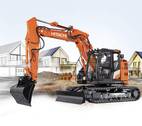 HITACHI ZX 135 US-7 Blad, NY, Delvator-såld-Snabb Leverans säljes 