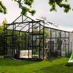 Växthus 8,0m² - 4mm säkerhetsglas - REA