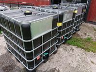 IBC tank container 1000 lit. med värme
