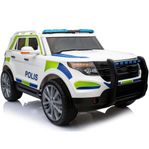 Elbil för barn - Svensk polisbil - REA