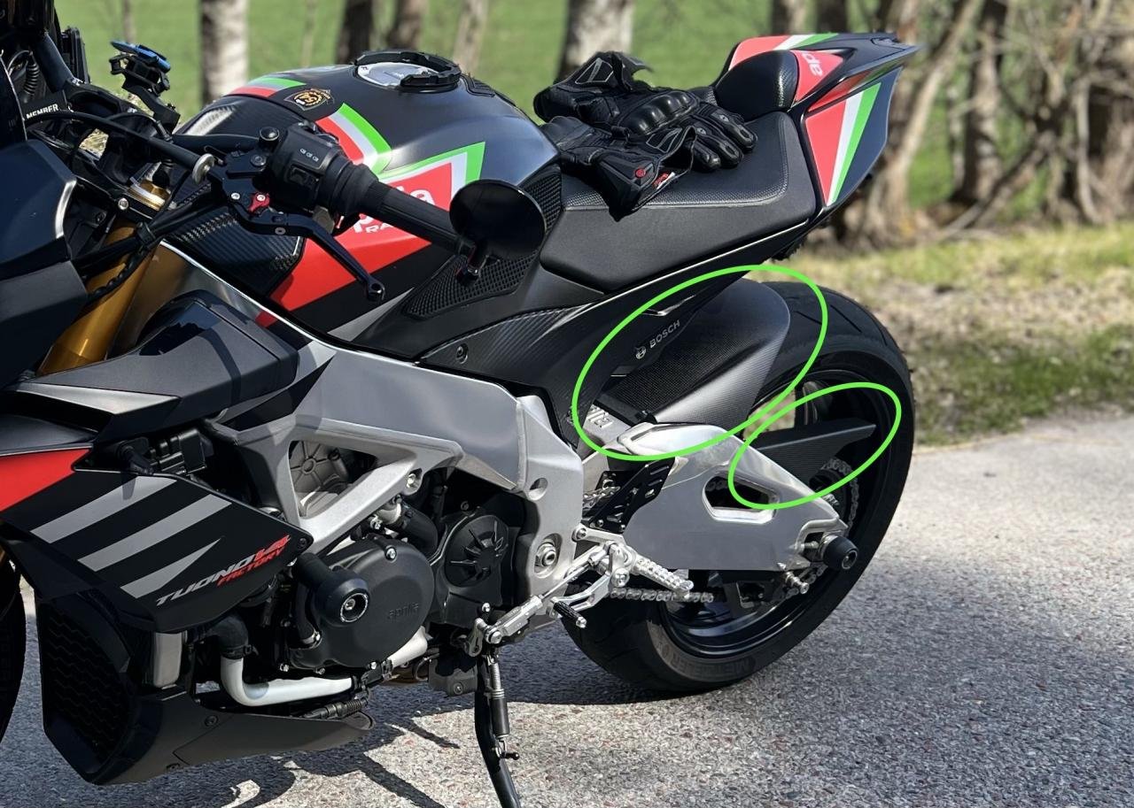 Kolfiber till Aprilia Tuono