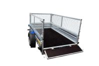 WT Trailer. Släp med Gallergrindar, ALKO axel
