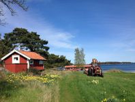 Mysig stuga på stor tomt i Stockhoms ytterskärgård