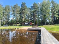 Charmig Sommarstuga med egen Brygga och Sandstrand.