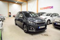 Peugeot 108 5-dörrar 1.2 VTi Euro 6 82hk Ny Besiktad