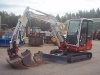 Takeuchi TB240 med svängbart schaktblad 2018