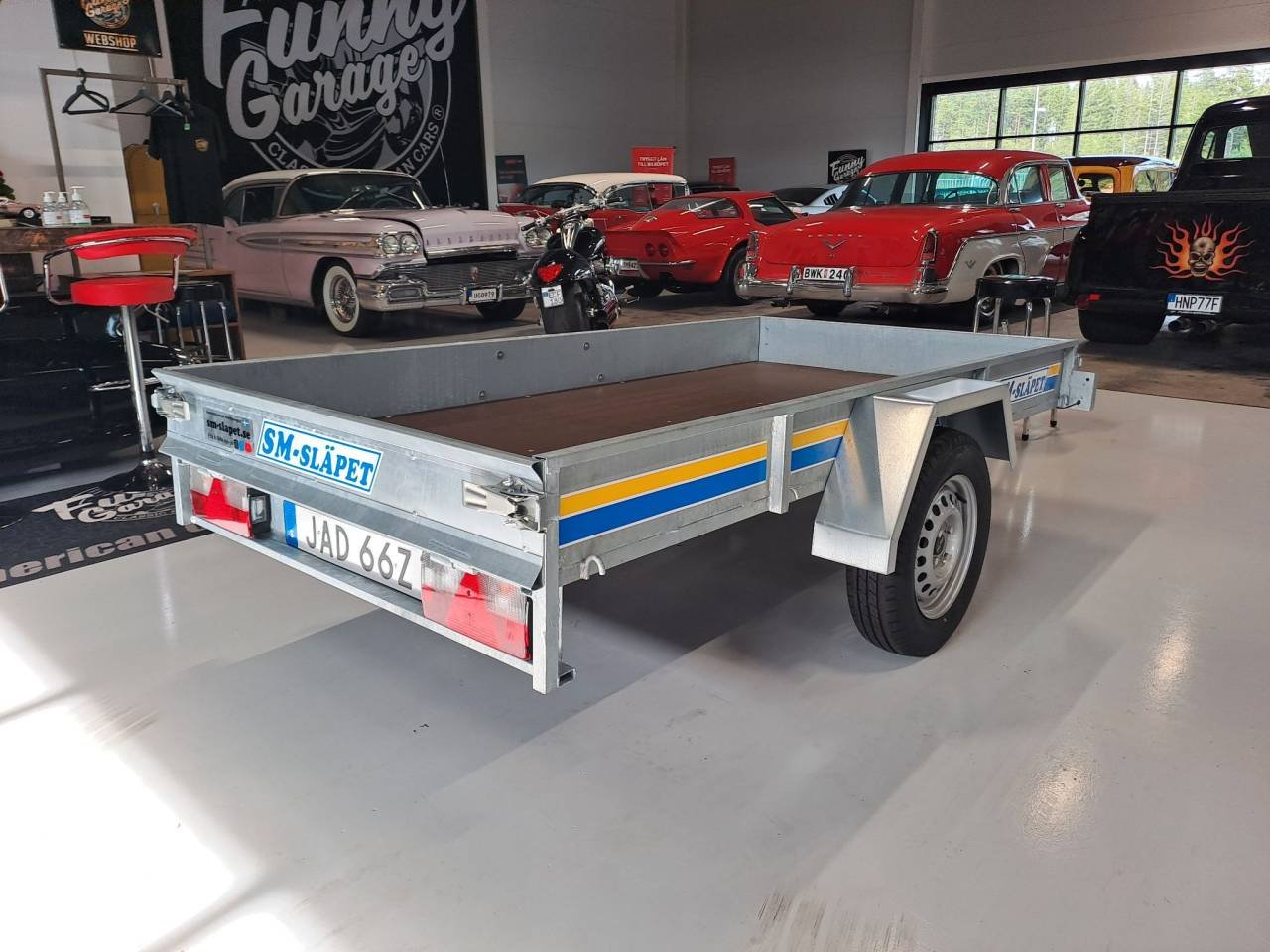 SM-släpet 25-2 OBROMSAD 650KG...