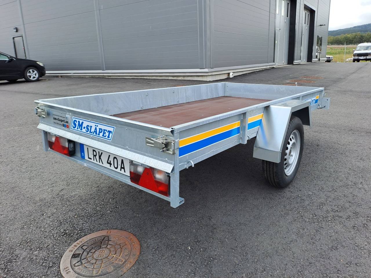 SM-släpet 25-2 OBROMSAD 650KG...