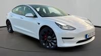 Tesla Model 3 SVENSKSÅLD Performance 513hk AWD 1-Ägare *MOMS