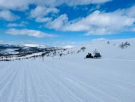 Nybyggd stuga i vackra borgafjäll