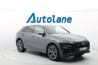 Audi Q8 45 TDI Quattro S-Line, B&O, Drag, 360°, Värmare, 21"