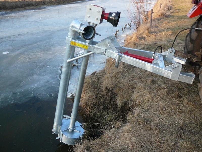 El gödselpump / traktordriven...