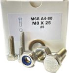 Bultsortiment M5-M10 SYRAFAST A4-80