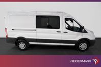 Ford Transit 350 L2H2 AWD Värm Drag B-Kamera 3-Sits Moms