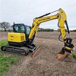 New Holland E60C - Minigravemaskine / mini excavator 6 ton -