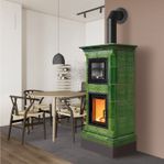 vattenmantlade vedeldade eldstäder , kamin , vedspis