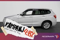 BMW X3 xDrive20d 190hk M-Sport HiFi Skinn Drag 4,95% Ränta