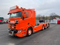 Scania R520 Tridem Lastväxlare next gen Plogutrustad