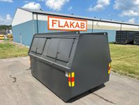 FLAKAB - Liftdumperbehållare Täckt 10m3