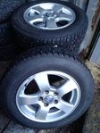 Volvo Alufälgar 6/15"tum med Dubbdäck 195/65R15 nyskick