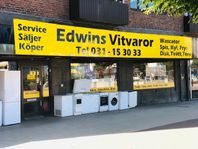 Edwins Vitvaror har rea på spisar 55/60/70cm.Ugn, Häll