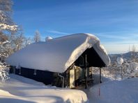 Stuga bredvid hotelliften i Kittelfjäll