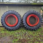 Claas Firestone 520/85R38 - Tvillinge hjul til Claas Finsnit