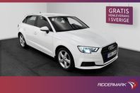 Audi A3 35 TFSI 150hk Proline Sensorer CarPlay Välservad