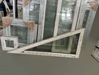 3-glas PVC-Fönster finns på lager |Mått: 1515mm x 2180mm