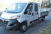 Opel Movano 6-sits Dubbelhytt 3,4m Flak