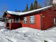 Fjällhus i Edsåsdalen, utsikt mot fjäll Ski in-ski out-läge