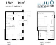 Bostad uthyres - lägenhet i Harlösa - 3.5 rum, 86m²