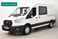 Ford Transit 350 Crew Van 2.0 Aut 5-Sits Inredd Drag D-värm