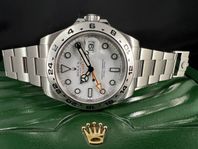 Rolex Explorer II 216570 42mm Vit Fullset Toppskick 2014